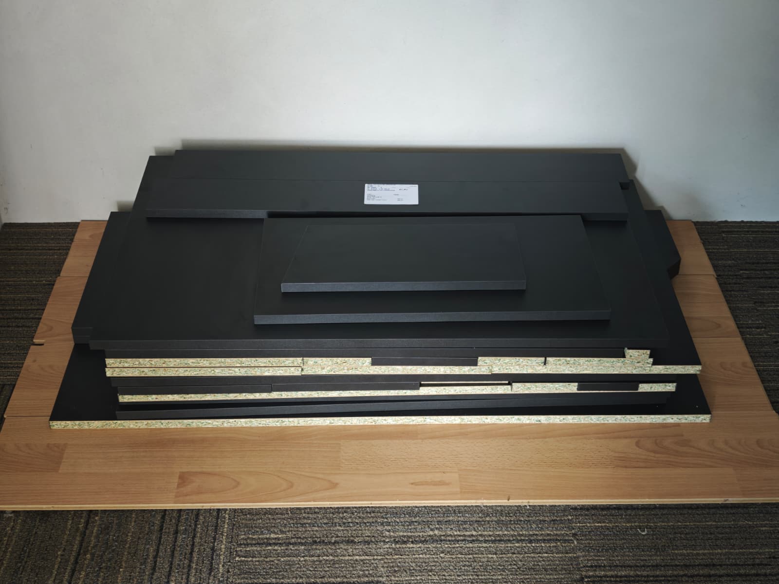 Two new cabinet panels for the finalized dartR Vulcano prototype, ready for the garage build