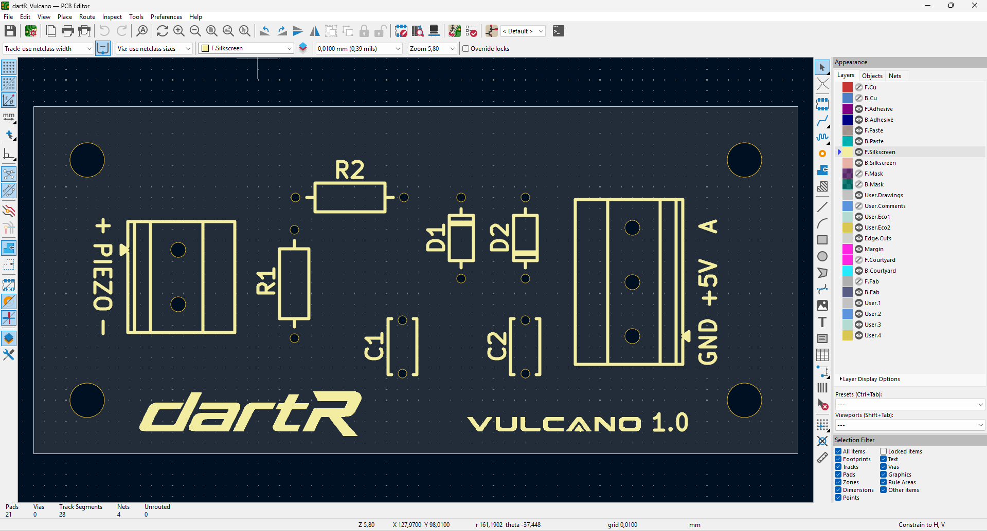 Piezo board