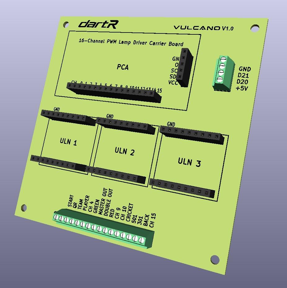 Lamp driver carrier board