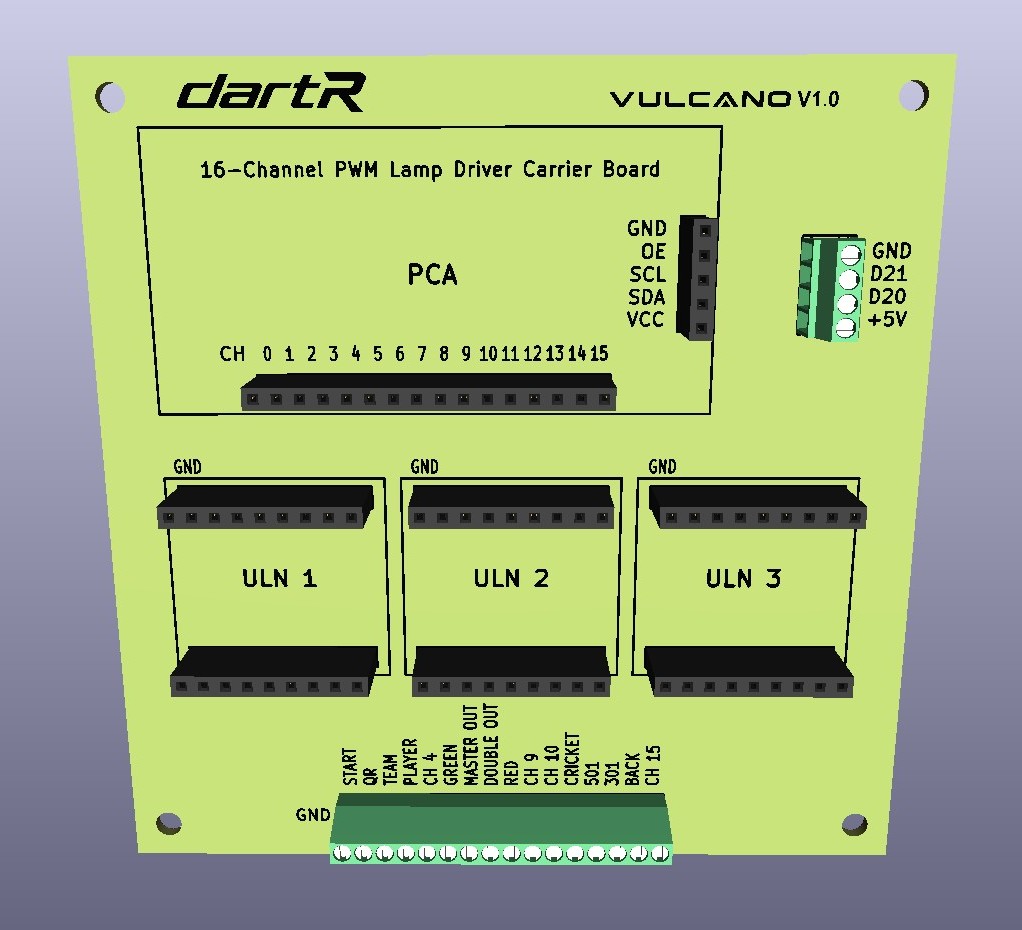 Lamp driver carrier board